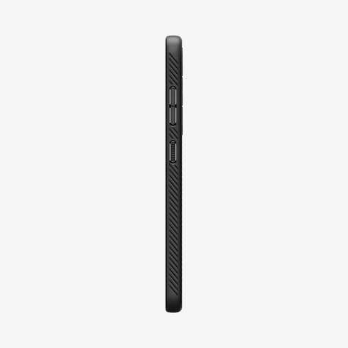 ACS07287 - Galaxy S24 Ultra Case Liquid Air in Matte Black showing the back